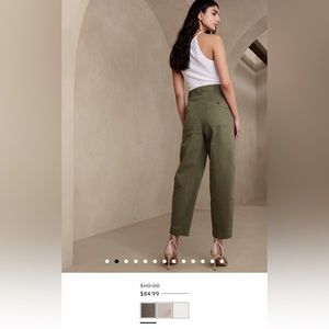 Banana Republic The Barrell Pant - size 4R (fits size 8)